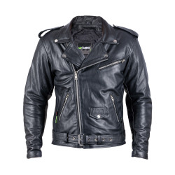 Leather motorcycle jacket W-TEC Perfectis