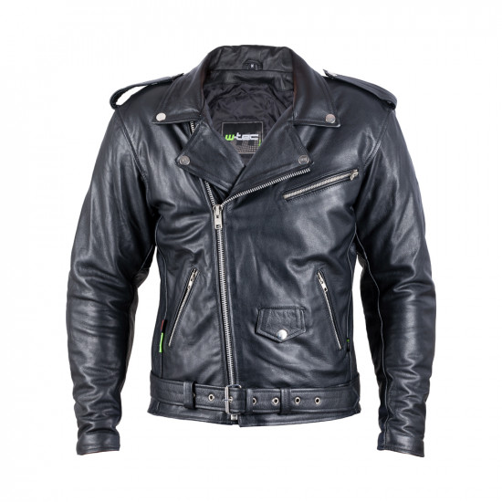 Leather motorcycle jacket W-TEC Perfectis