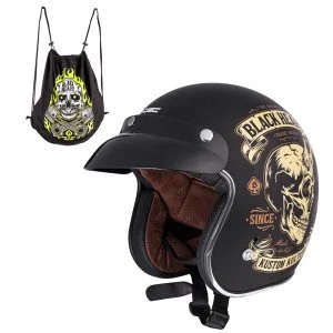 Moto helmet W-TEC V541 Black Heart, Devil Moto helmet W-TEC V541 Black Heart, Devil