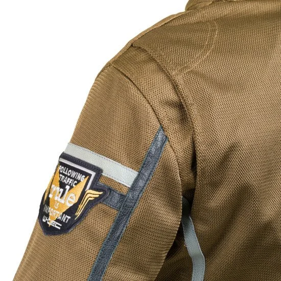 Men's Motorcycle Jacket W-TEC Bellvitage - Brown