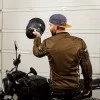 Men's Motorcycle Jacket W-TEC Bellvitage - Brown
