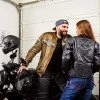 Men's Motorcycle Jacket W-TEC Bellvitage - Brown