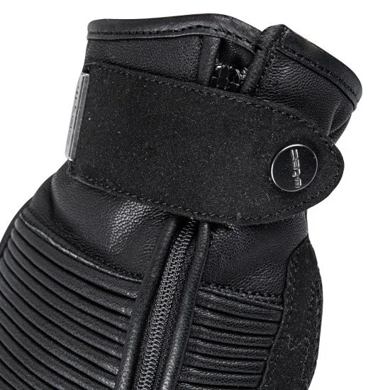 Leather motorcycle gloves W-TEC Mareff, Black Leather motorcycle gloves W-TEC Mareff, Black