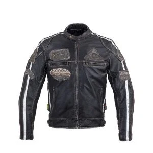 Leather motorcycle jacket W-TEC Sheawen Vintage Leather motorcycle jacket W-TEC Sheawen Vintage